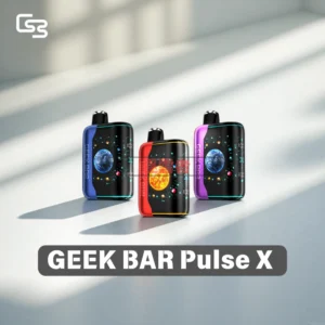 GEEK BAR Pulse X 25000 一次性電子煙｜3D 曲面螢幕｜雙模式 18mL｜Type‑C 快充