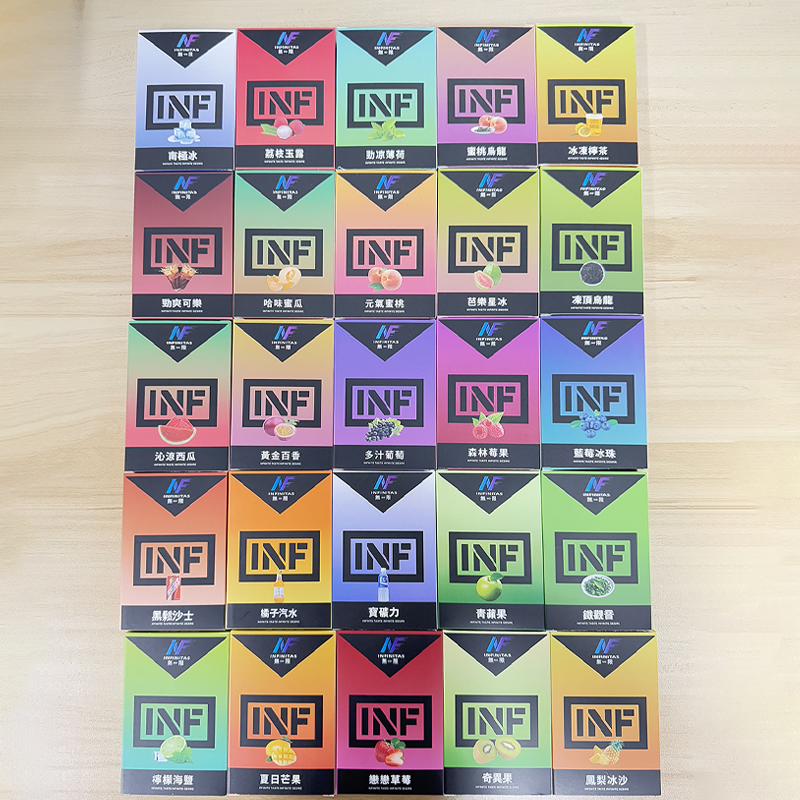 INF無限一代煙彈 – 透明油艙・數十種口味・台灣現貨:圖片 3