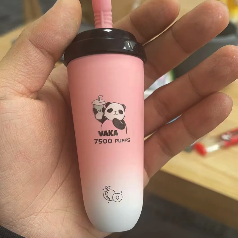 VAKA 奶茶杯 7500口 – 多口味一次性電子煙:圖片 3